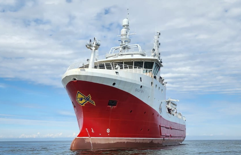 RS class: construction of the crab processor vessel Vaygach completed