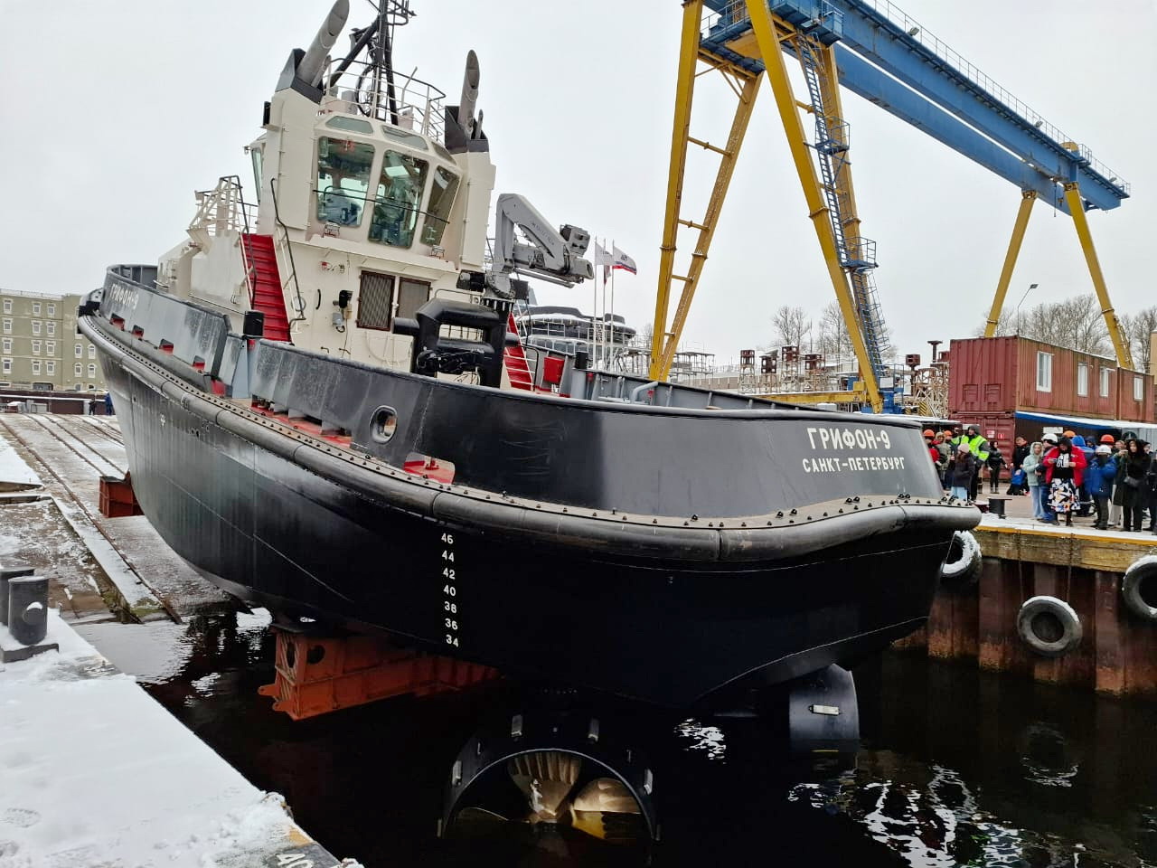 На воду спущен новый буксир проекта 05380