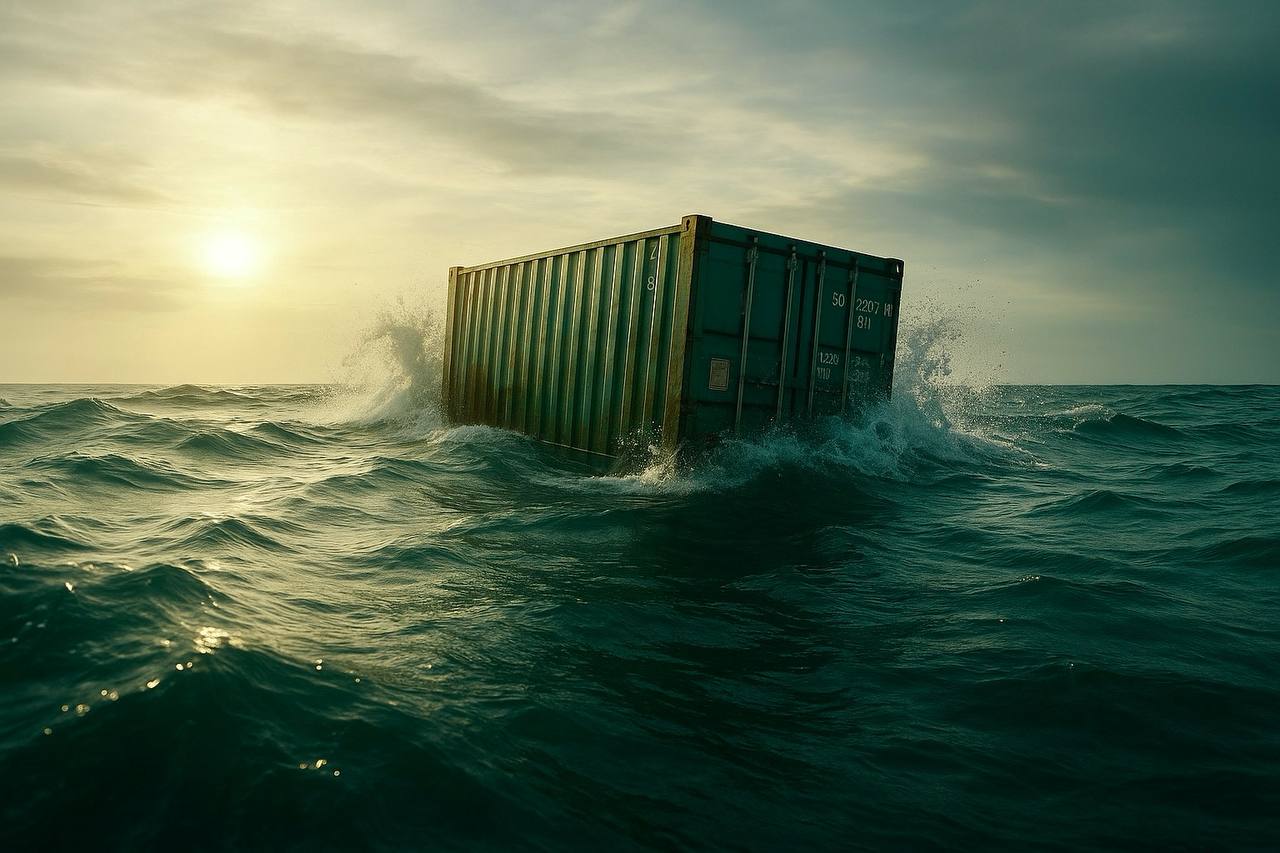 Обязательная отчетность по потерянным в море контейнерам