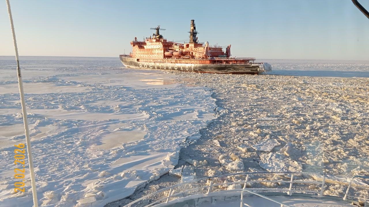 Выполнено ежегодное освидетельствование ледокола «50 лет Победы»