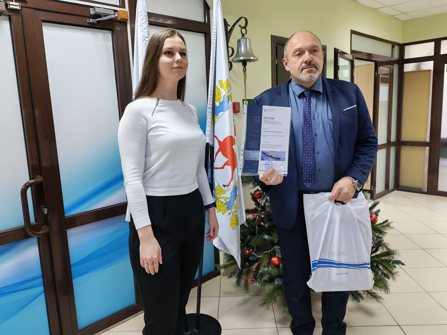 Награждена Анастасия Абрамова – лауреат конкурса РС на лучшую выпускную квалификационную работу