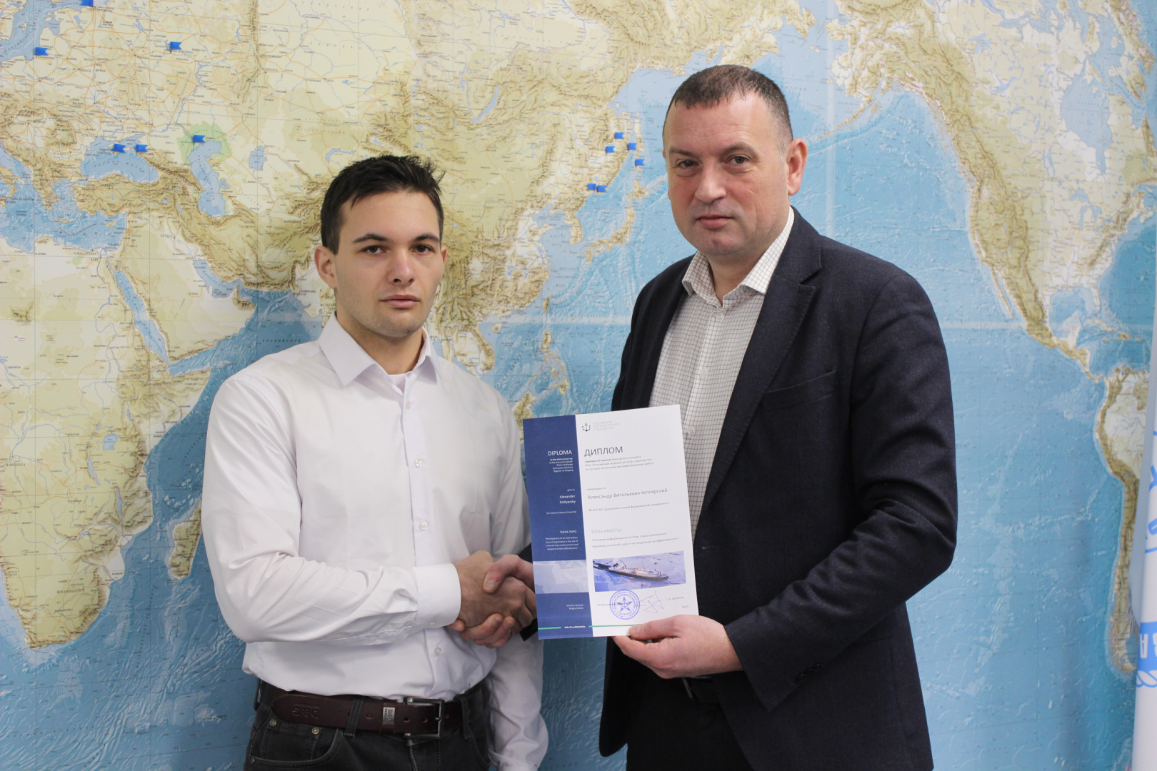 Награжден Александр Котлярский – лауреат конкурса РС на лучшую выпускную квалификационную работу