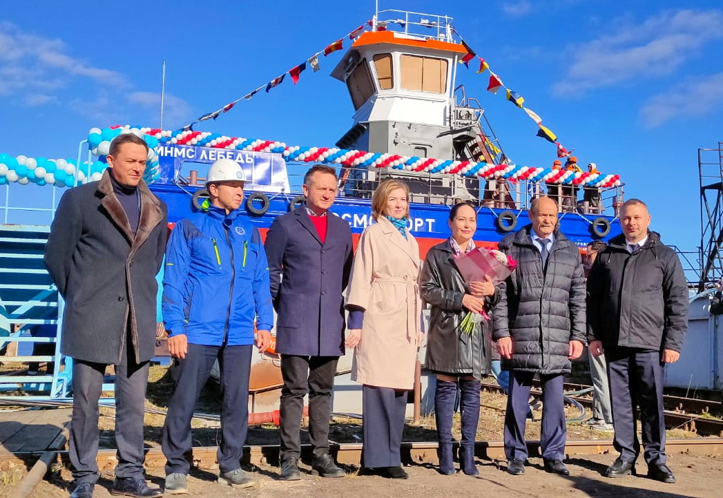 На Онежском ССЗ спущено на воду новое экологическое судно