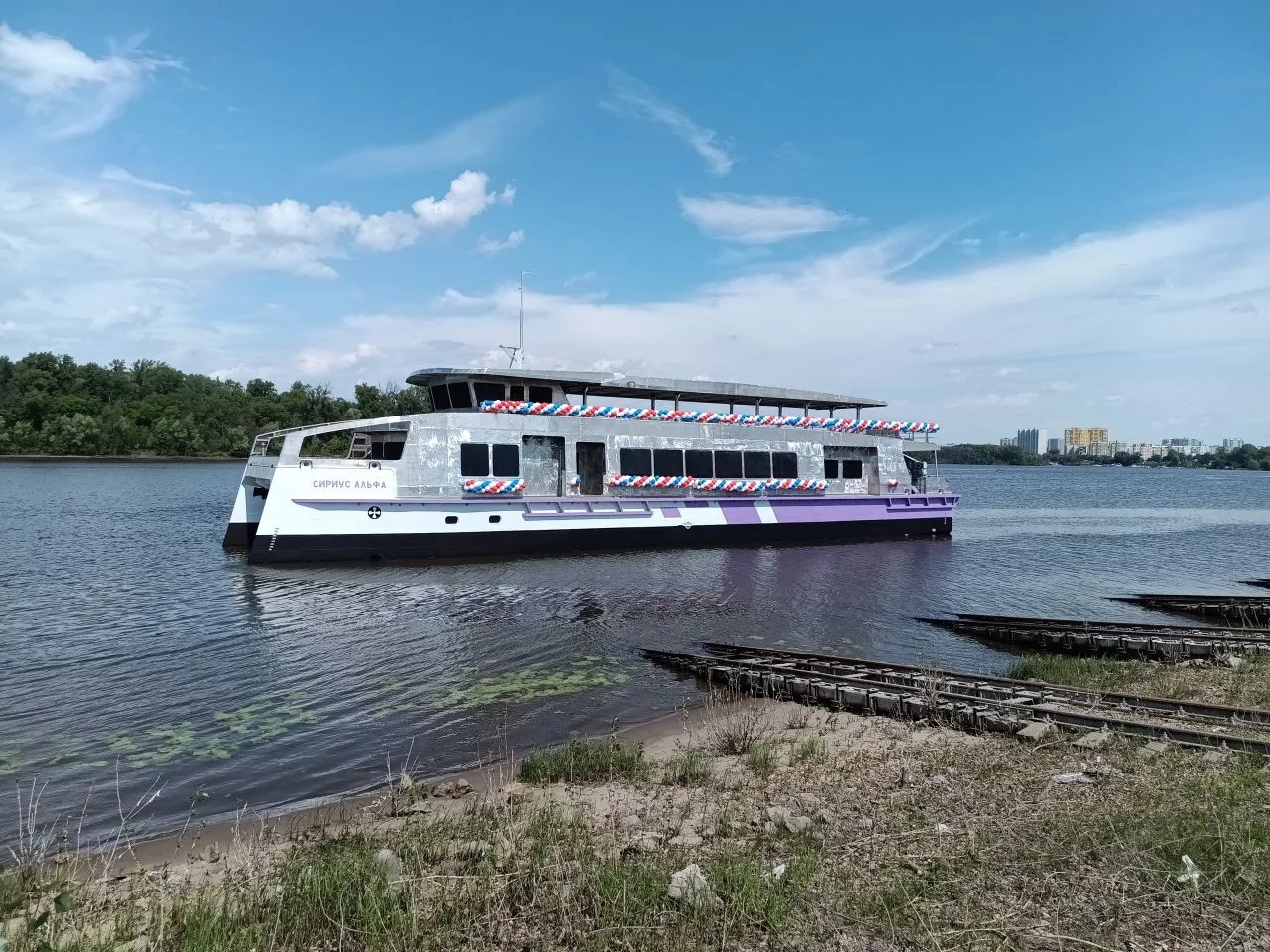 Спущен на воду пассажирский катамаран проекта 04790 «Соммерс-L»