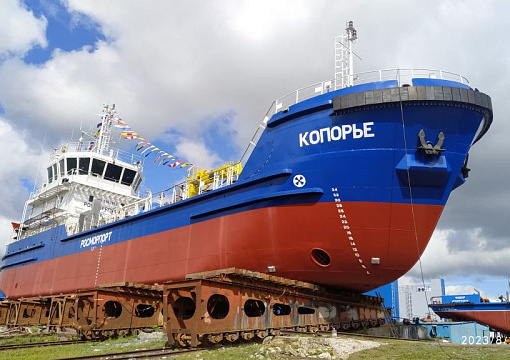 Класс РС: завершилось строительство головного судна проекта RST 38 «Копорье»