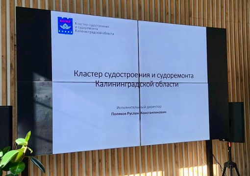 Представители Регистра приняли участие в круглом столе судостроительного кластера Калининградской области