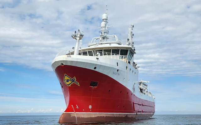 RS class: construction of the crab processor vessel Vaygach completed
