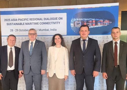 RS speaks at the ESCAP Regional Dialogue on Sustainable Maritime Connectivity