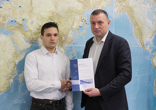 Награжден Александр Котлярский – лауреат конкурса РС на лучшую выпускную квалификационную работу