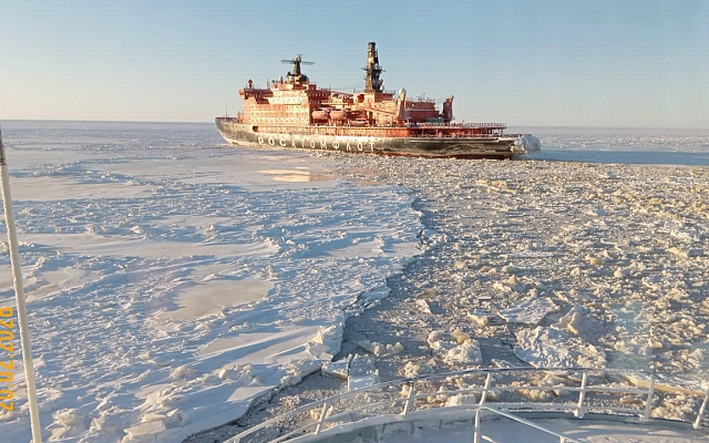 Выполнено ежегодное освидетельствование ледокола «50 лет Победы»