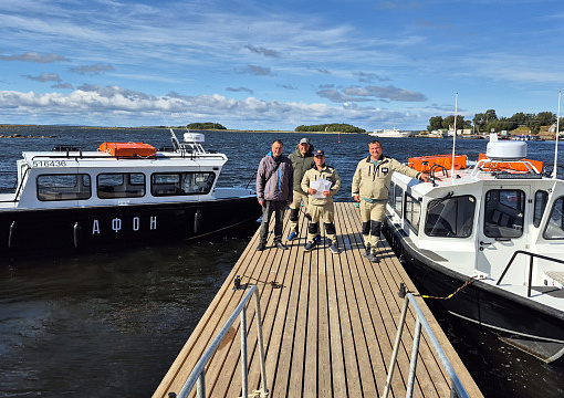 Успешно завершено первичное освидетельствование новых туристских судов на Соловках
