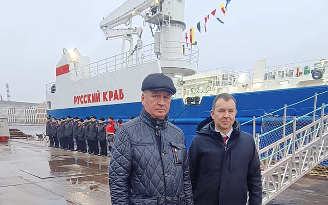 Поднят флаг на новом краболове «Александр Сапожников»: Регистр принял участие в торжественной церемонии