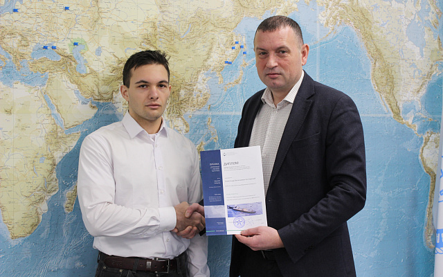 Награжден Александр Котлярский – лауреат конкурса РС на лучшую выпускную квалификационную работу