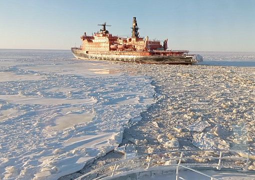 Выполнено ежегодное освидетельствование ледокола «50 лет Победы»